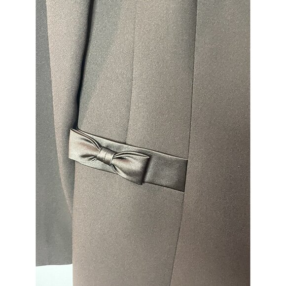 Vtg 80’s Albert Nipon Blazer Suits Brown Size 14 - Picture 8 of 11